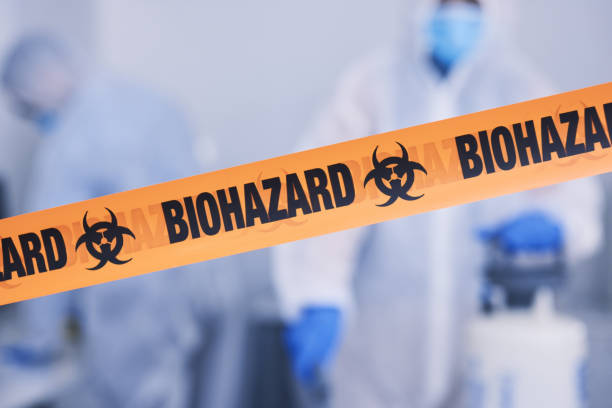 Professional Biohazard technician working in Freeport, FL